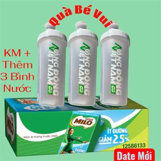 (Quà Tặng Bé Thích) Sữa Lúa Mạch Milo Ít Đường 180ML Vị Bé Thích (48Hộp x 180ML)