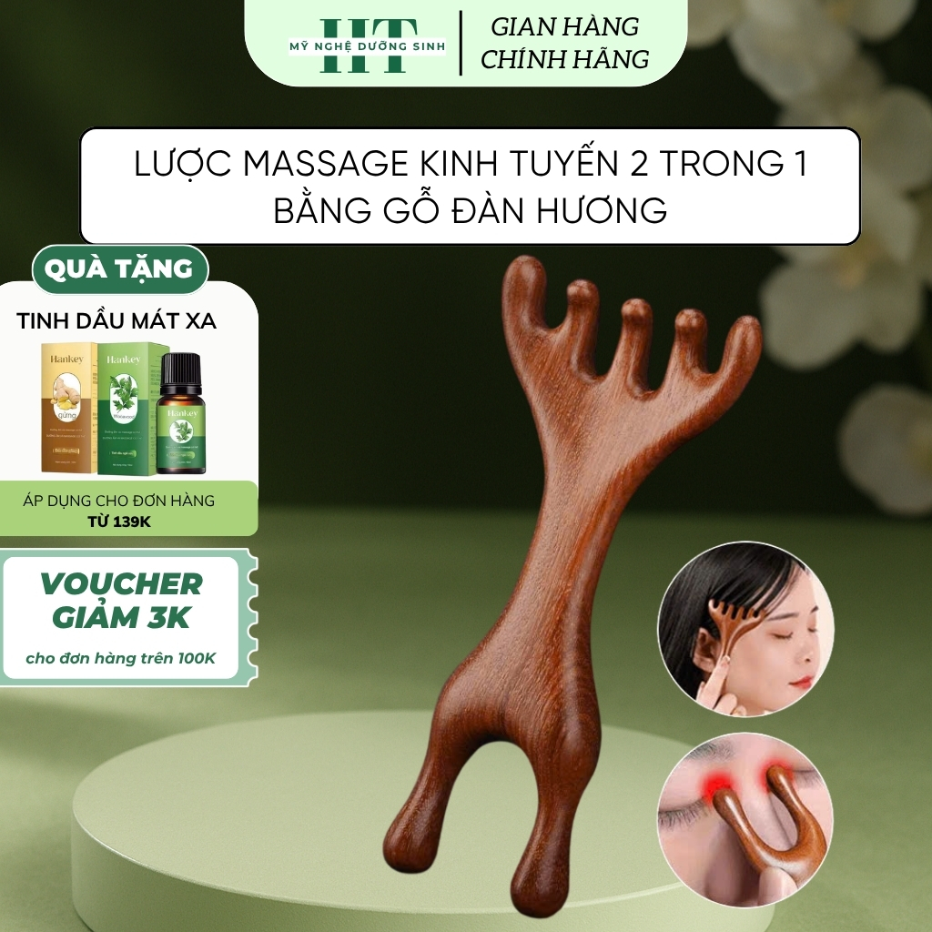 Dụng Cụ Cạo Gió Bằng Gỗ Tự Nhiên, Chăm Sóc Sức Khoẻ Tại Nhà - Mỹ Nghệ Dưỡng Sinh HT