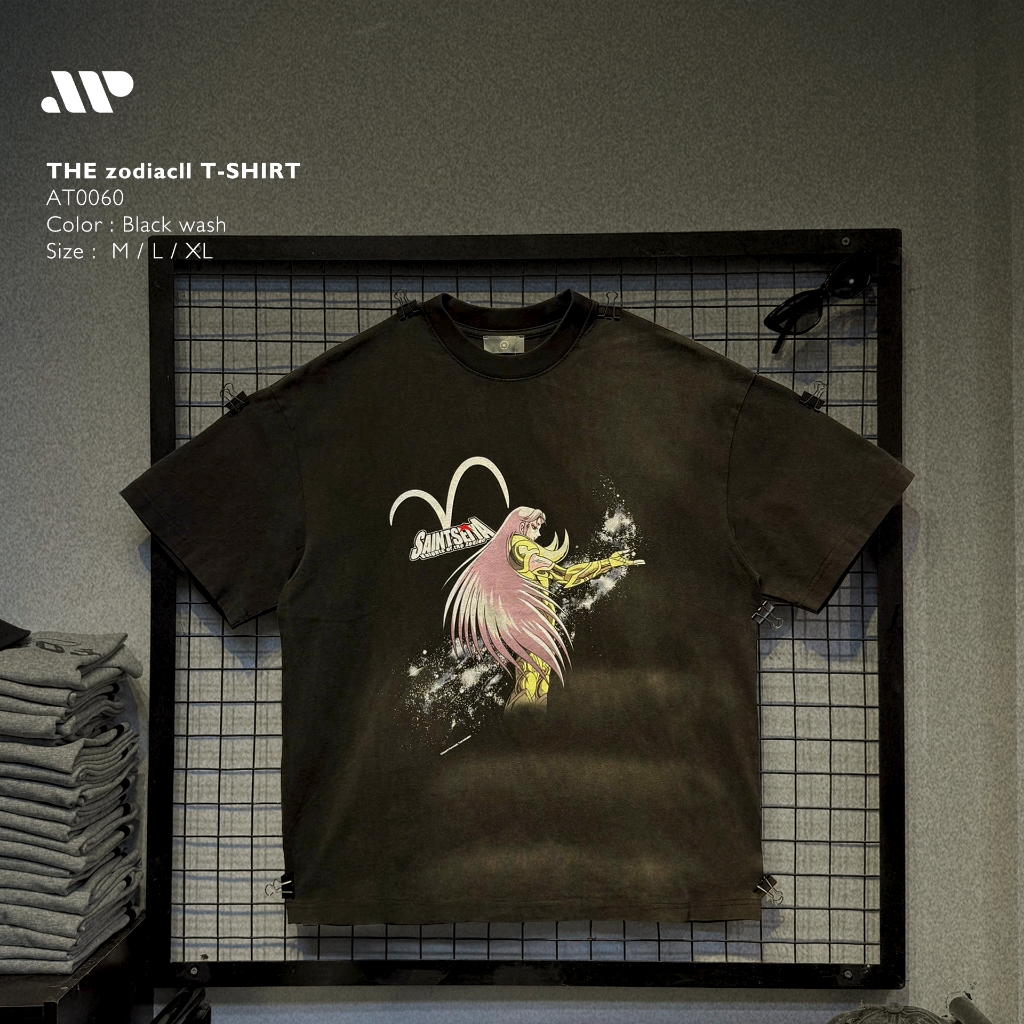 Áo thun cổ tròn Oversize The zodiacll 98% Cotton 360GSM - AT0060 | APEXSTUDIO