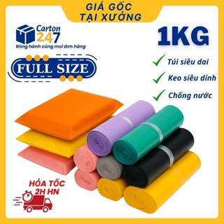 [1KG] Túi niêm phong gói hàng NHIỀU KÍCH THƯỚC, túi đóng gói hàng dày dai giá rẻ - Carton 247