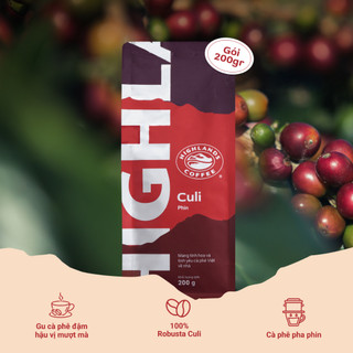 Cà Phê Rang Xay Culi Highlands Coffee 200g