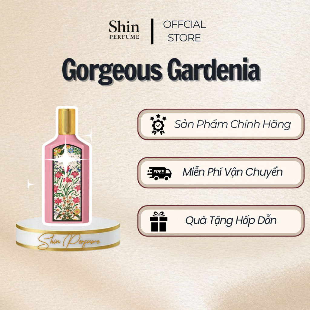 [5/10ml] Gorgeous Gardenia | Nước Hoa Nữ |Mẫu Thử|Shin Perfume