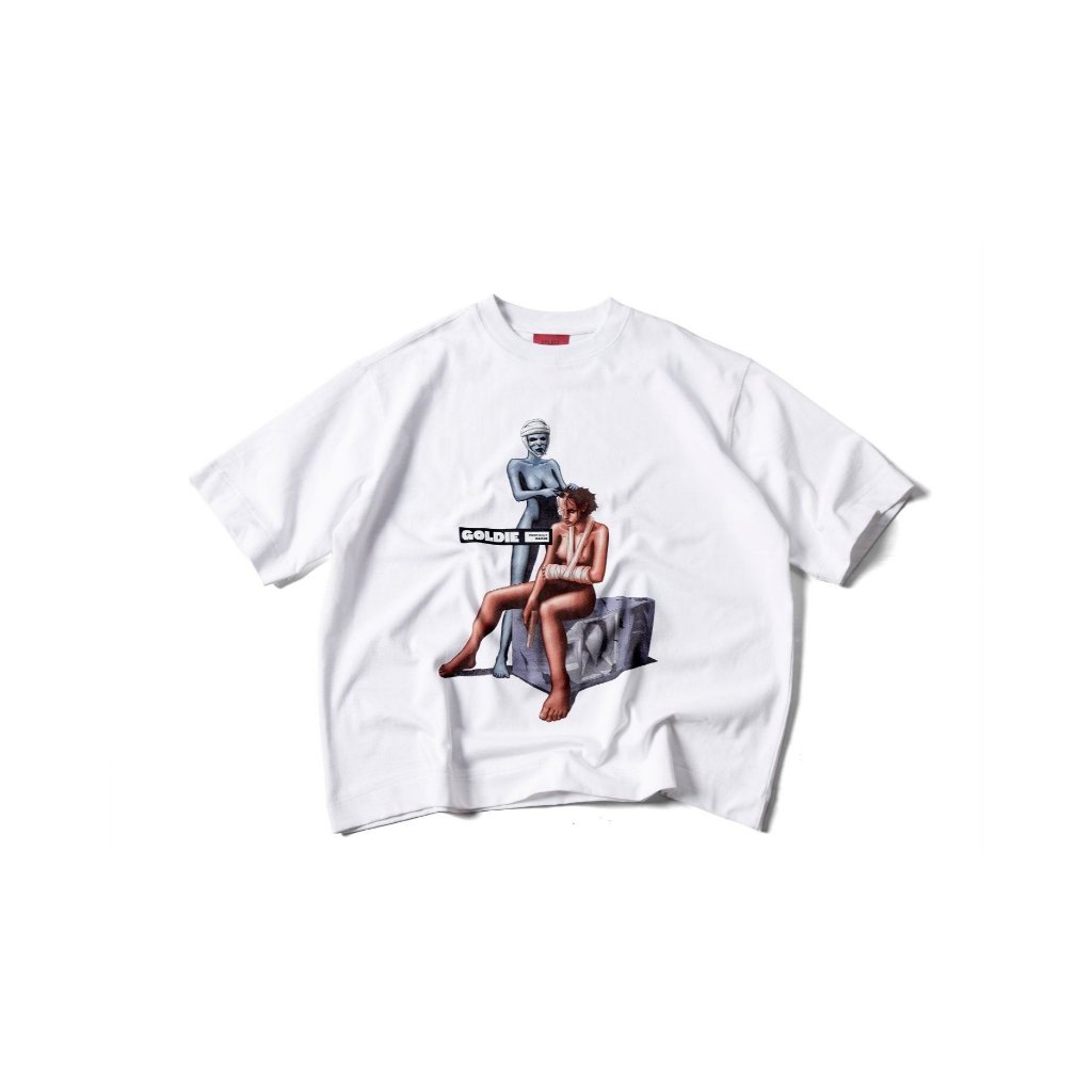 GOLDIE NAKED DUO | Áo Thun Thương Hiệu UNISEX
