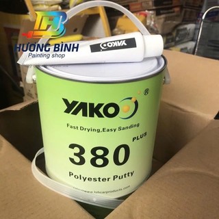 [LON 4KG] Matit YAKO, bột bả trám trét vết trầy xước