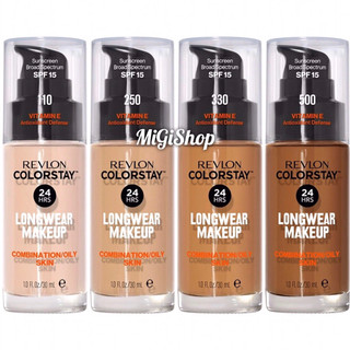  Kem Nền Revlon Colorstay Longwear Makeup Combination Oily Skin With Vitamin E SPF15 Up To 24H 30ml 