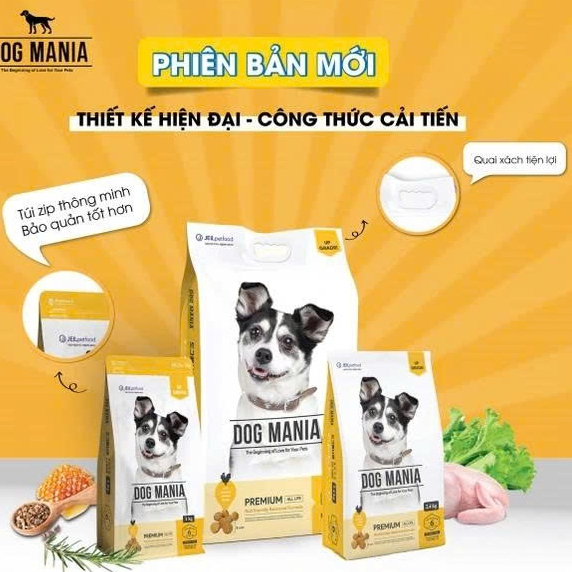 Thức ăn chó dog MANIA chó mọi lứa tuổi