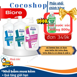  Sữa tắm biore kháng khuẩn mát lạnh sạch mịn 800g 