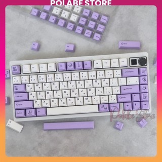Tổng hợp Keycap Dyesub Cherry profile Keycap PBT Comic Rim Darling Polabe Store bàn phím cơ