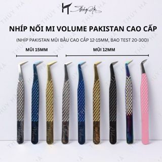  Nhíp Nối Mi Volume Pakistan 20–30D MEGA Mũi 12–15mm Nhíp Gắp Mi Giả – Dụng Cụ Nối Mi Thúy Hà 