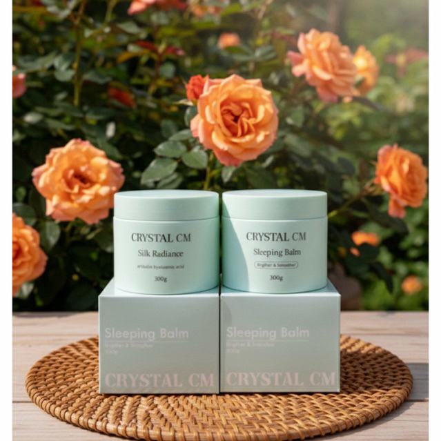 (KEM NGÀY +KEM ĐÊM)Cặp Kem trắng da Crystal Cm Chu Hằng-KEM CHU HẰNG - kem trắng da body (kem ngày +
