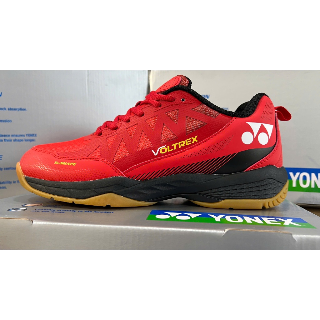 Giày Cầu Lông Yonex Voltrex Đỏ - Êm Chân, Bám Tốt, Nhẹ - Hàng Chính Hãng