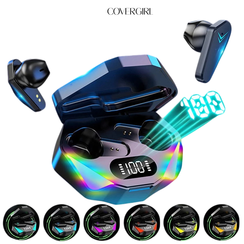 COVERGIRL - Tai Nghe Chơi Game Bluetooth Không Dây TWS X15 Có Micro Âm Thanh Bass HiFi Thích Hợp