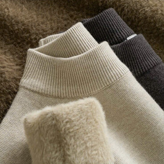  Áo Len ATINO Basic LÓT LÔNG mềm mại Giữ Nhiệt Tốt 5.5074 