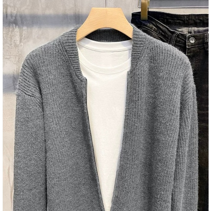 Áo Khoác Len ATINO, Len Lông Thỏ mềm mại, Không Bai, Không Xù 2.5076