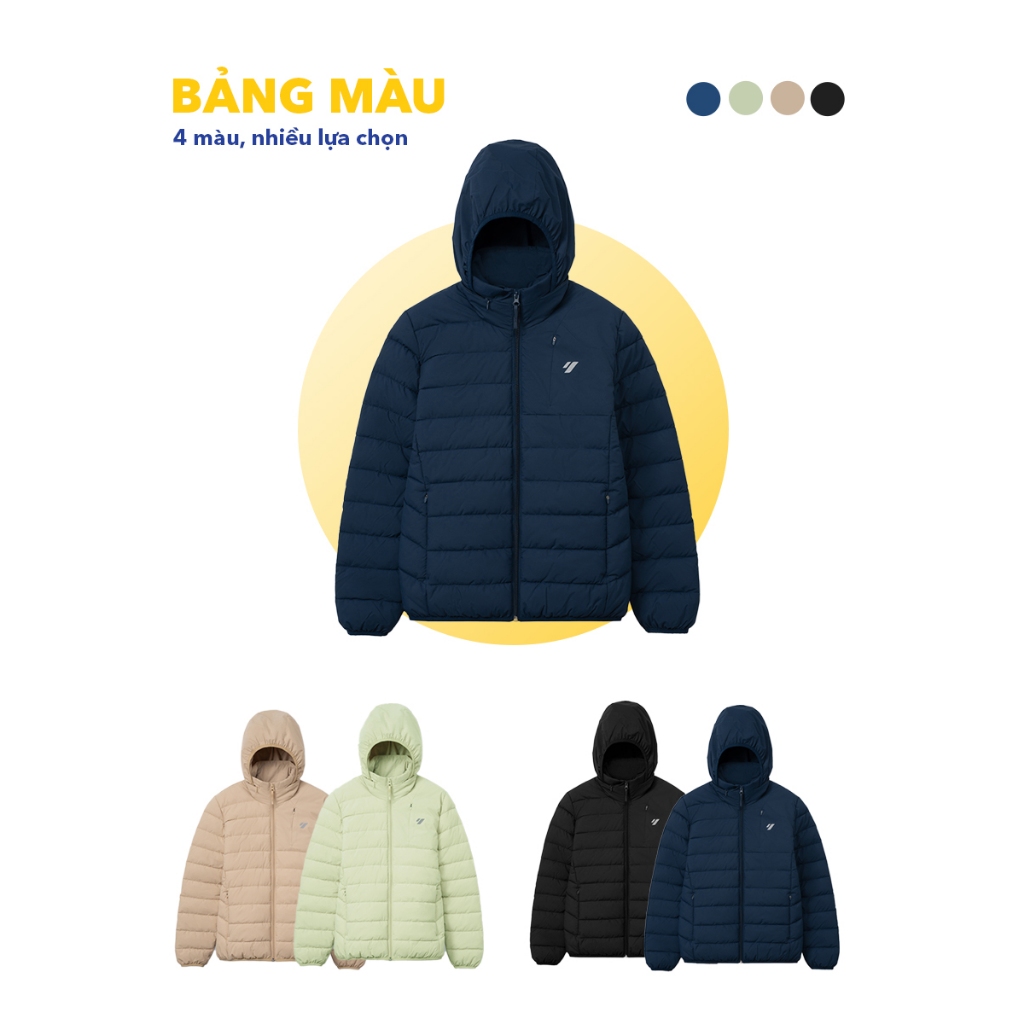  Áo phao nữ YODY 4s Plus siêu ấm siêu nhẹ mũ áo thông minh giấu trong cổ áo WCPJ25F011 | BigBuy360 - bigbuy360.vn