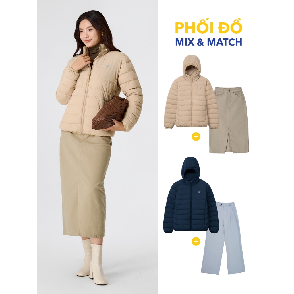  Áo phao nữ YODY 4s Plus siêu ấm siêu nhẹ mũ áo thông minh giấu trong cổ áo WCPJ25F011 | BigBuy360 - bigbuy360.vn