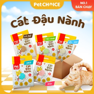   Bán chạy  Cát vệ sinh cho mèo cát đậu nành hữu cơ dành cho thú cưng PetChoice 6L 2kg không bụi 