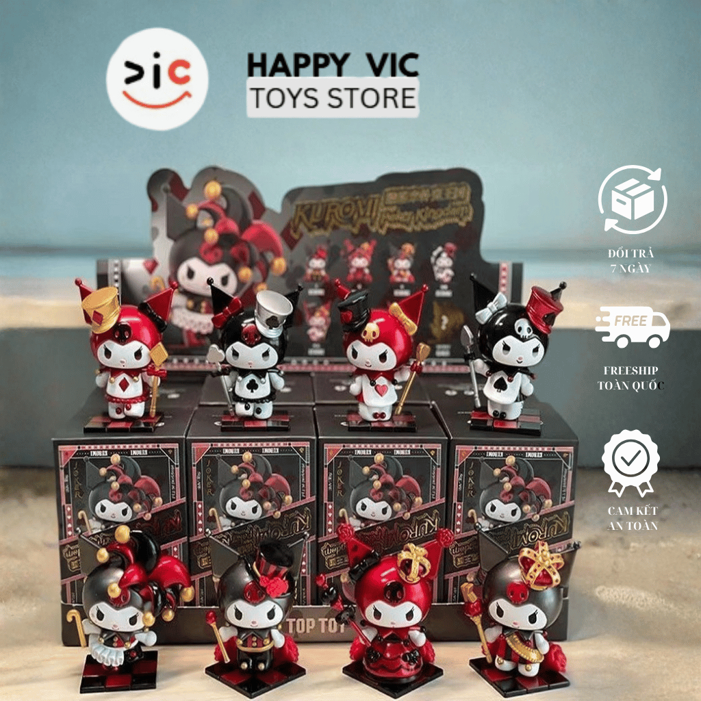 Blind Box Hộp mù búp bê Sanrio Kuromi Series dễ thương -  đồ chơi sưu tầm Secret Lucky box