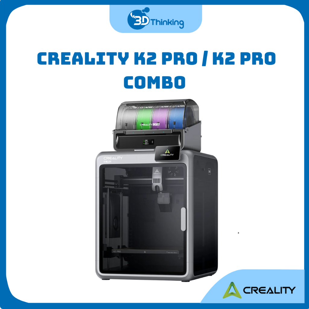 Máy In 3D FDM Creality K2 Pro / K2 Pro Combo Bản Quốc Tế (Hỗ Trợ Kỹ Thuật Trọn Đời)