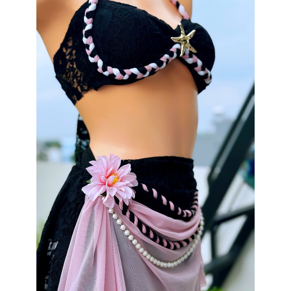 Set Bikini set đi biển 3 món đính  SAO biển phối ren tơ mền mịn lanbishop LB50 | BigBuy360 - bigbuy360.vn