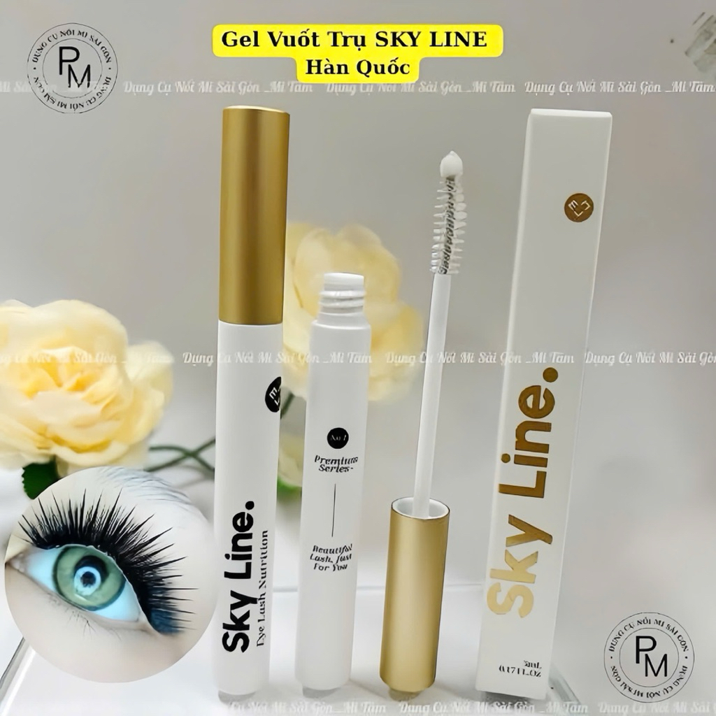 Gel vuốt trụ mi SKY LINE – Tạo ngọn – Tạo bóng – Cố định form mi