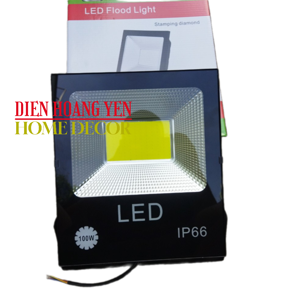 Đèn Pha Led 100W bảo hành 12 tháng Ip66 Ánh Sáng Trắng