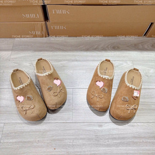  Giày sục nữ gắn charm siêu cute hottrend 2025 ơi QC loại 1 2637 