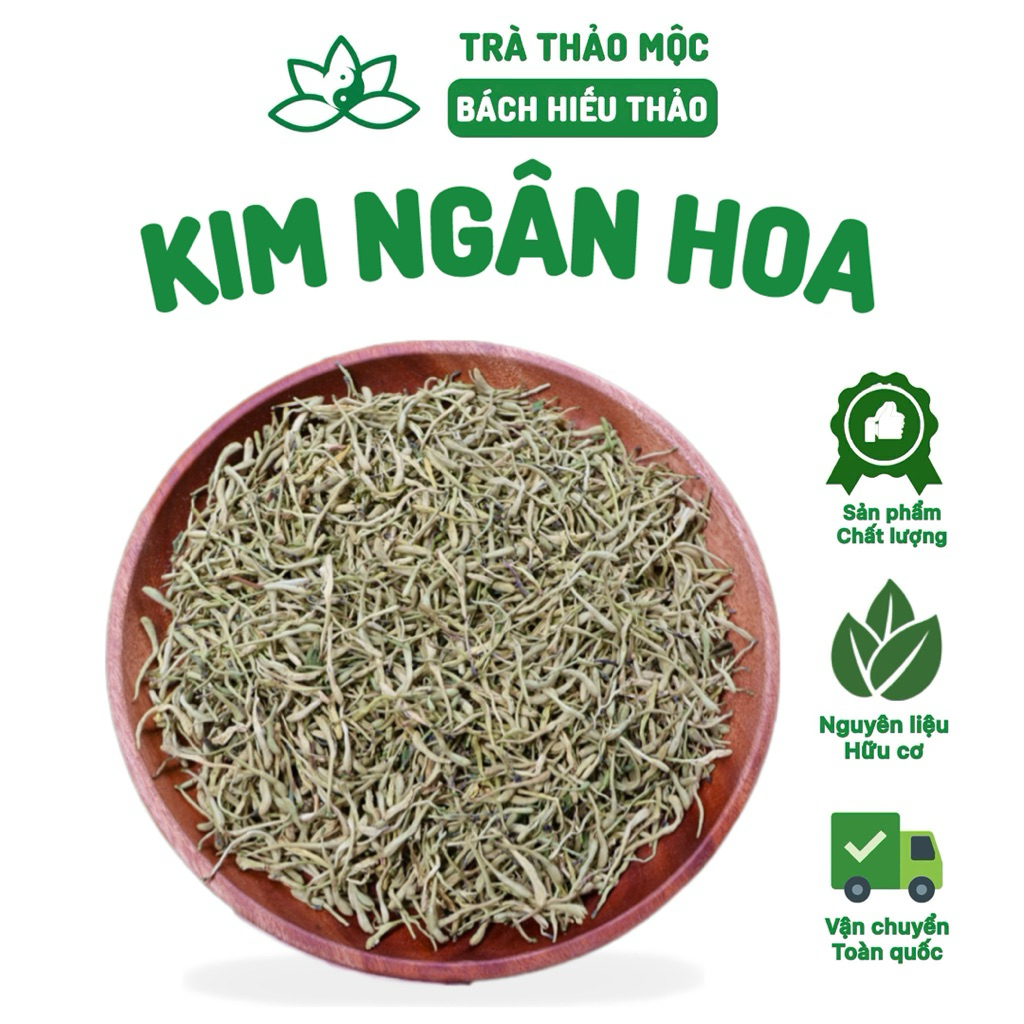 Kim ngân hoa nguyên liệu pha trà thảo mộc Bách Hiếu Thảo