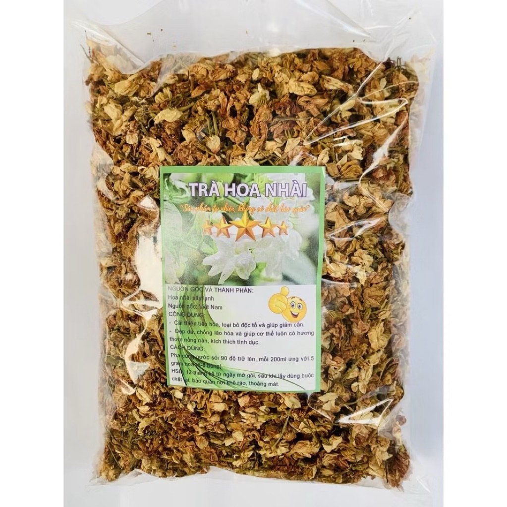 Trà hoa nhài 500gr nguyên bông UỐNG TRÀ RẤT THƠM