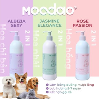  Sữa tắm chuyên dụng spa chó mèo Moodao gội xả 2in1 siêu thơm siêu giữ mùi 