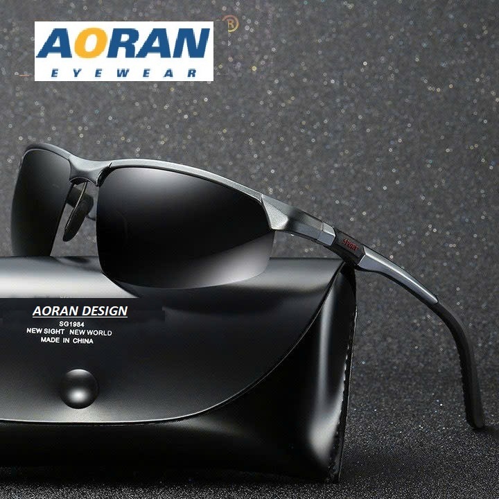Kính Râm Nam Thời Trang Phân Cực Chống Lóa AORAN 3121 Cao Cấp Kiểu Dáng Phi Công (Bảo Hành 12 tháng)