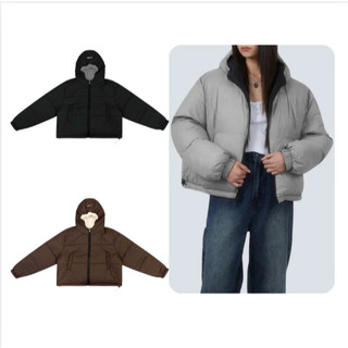  Áo khoác phao béo boxy Two Faces ODIN CLUB Áo khoác phao không dồn bông  mặc được 2 mặt form boxy unisex 