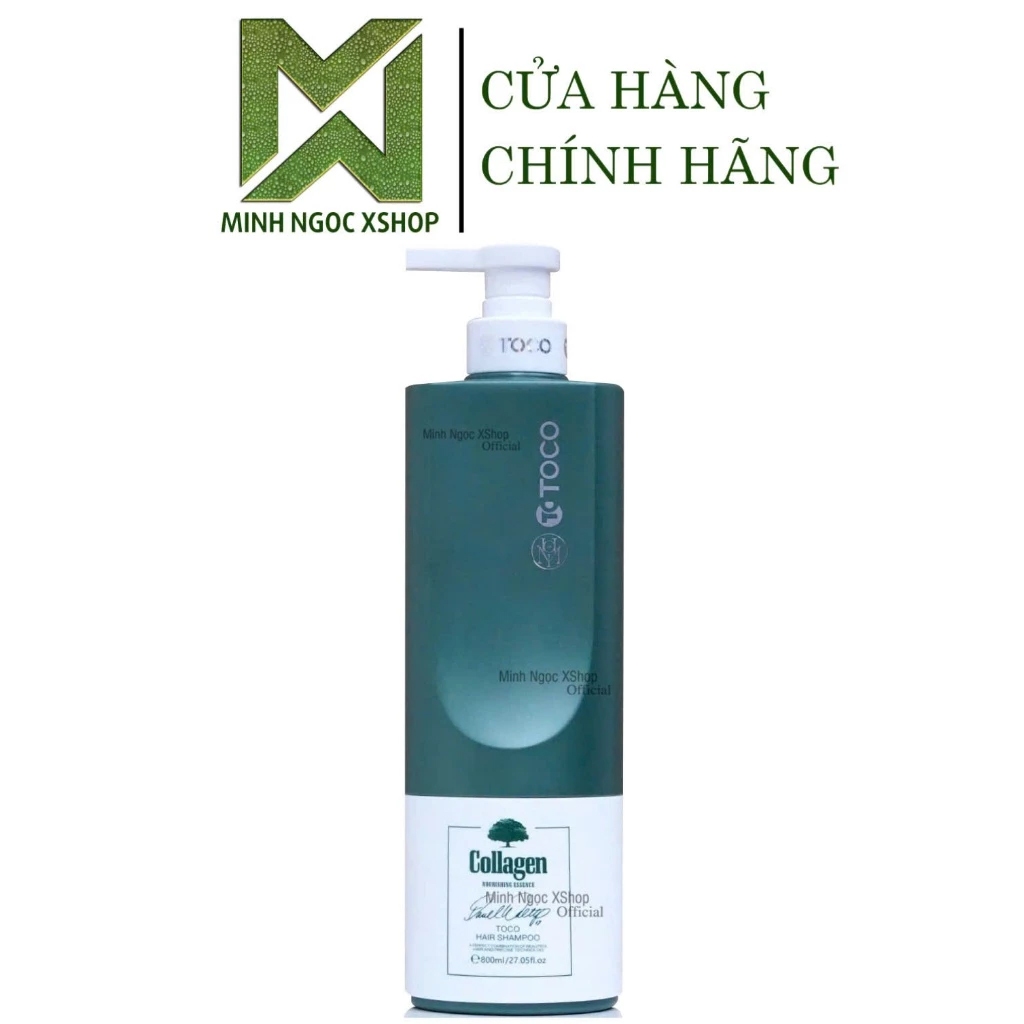 Dầu gội phục hồi kích mọc tóc Toco Collagen 800ML Phiên Bản Mới
