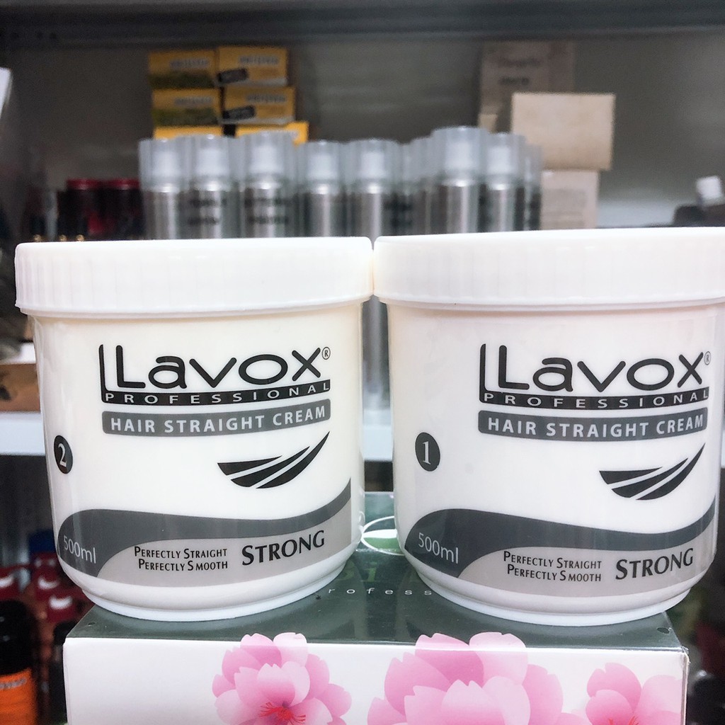 Combo Thuốc Ép Tóc Thẳng Lavox 500mlx2 và Chổi Nhuộm Tóc