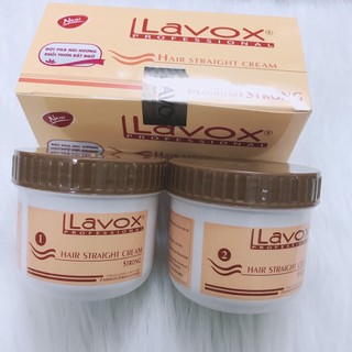 Combo Thuốc Ép Tóc Thẳng Lavox 500mlx2 và Chổi Nhuộm Tóc