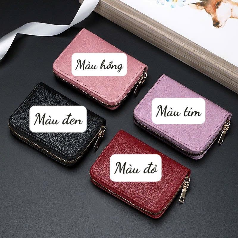 Ví mini nữ cầm tay nhiều ngăn thanh lịch