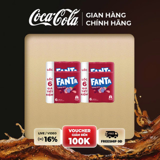  Thùng Lốc 24 Lon Nước Ngọt Giải Khát Có Gas Fanta Xá Xị 320ml Lon Coca-Cola Official Store Sale 15.11_SP 