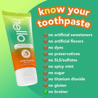 Kem đánh răng hello hữu cơ cho bé từ 2 tuổi – Hello toothpaste.