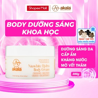  Kem Dưỡng Thể Niawhite Hydra - Dưỡng Sáng Da Cấp Ẩm Nâng Tone Phù Hợp Da Nhạy Cảm akala 200g 