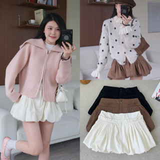  Chân váy bí phồng 2 cúc Nữ the.sweaterweather TSW 