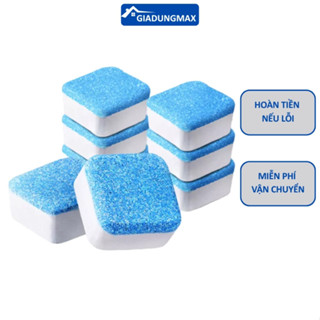  viên tẩy lồng giặt diệt khuẩn tan nhanh trong nước - Viên tẩy lồng máy giặt loại sạch cặn bẩn mùi hôi 