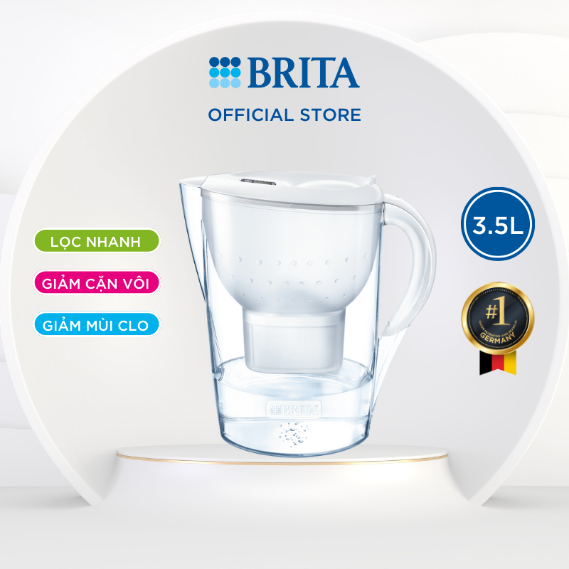 Bình Lọc Nước BRITA 3,5L, Bình Lọc Nước Tại Bàn, BH 12 Tháng