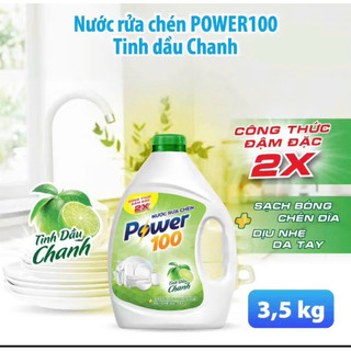 Nước rửa chén power 100 khối lượng tịnh 3.5kg.