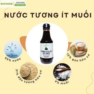Nước tương ít muối hữu cơ PB Farm - Nhập khẩu Thái Lan,EU Organic, USDA, vị thanh dịu, vị nhạt vừa ăn, thuần chay(200ml)