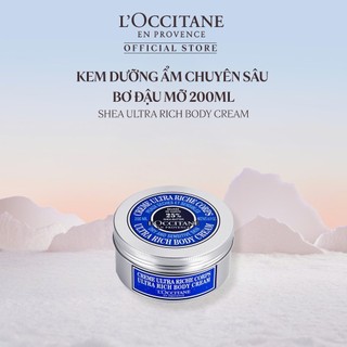  Kem Dưỡng Ẩm Chuyên Sâu Bơ Đậu Mỡ L'Occitane - Shea Ultra Rich Body Cream 200ml 