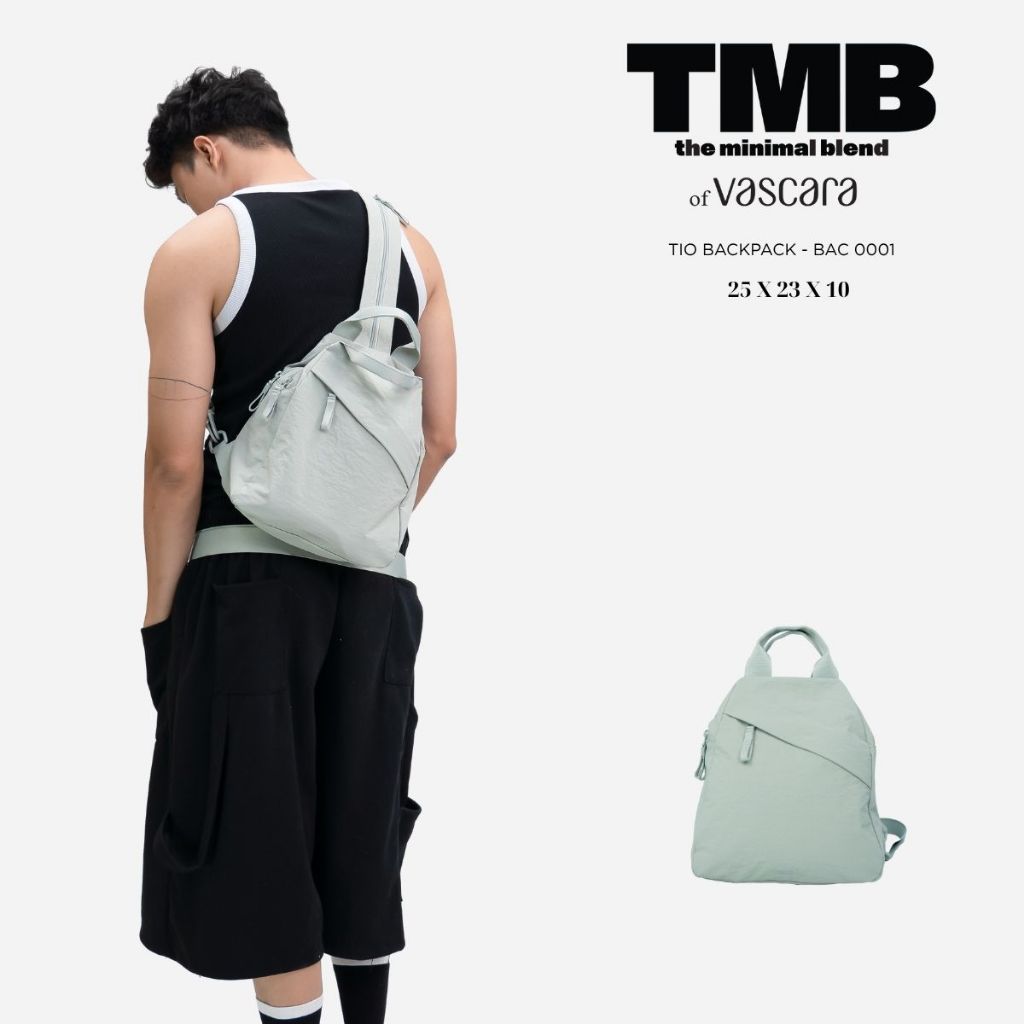 Balo TIO BACKPACK màu xanh ngọc  BAC 0001 - TMB of Vascara