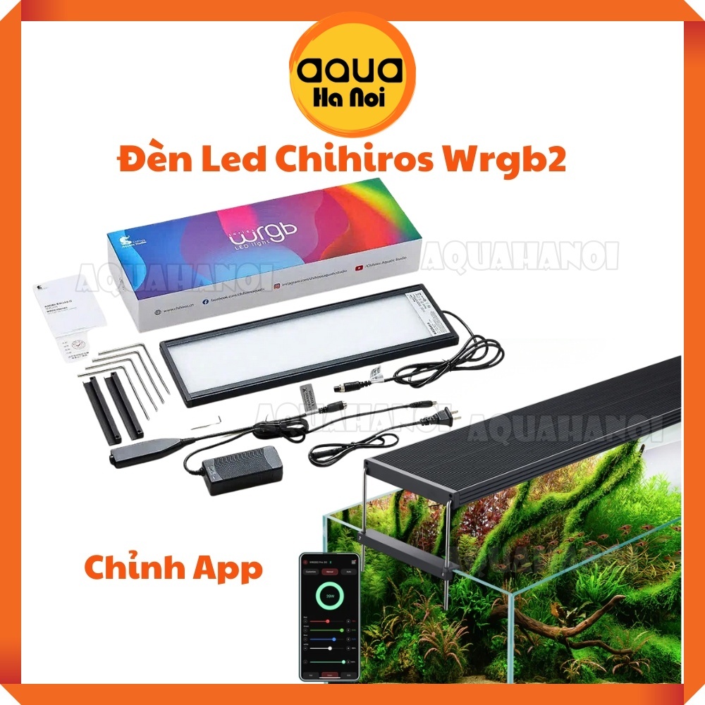  Đèn Chihiros WRGB 2 | 30 - 45 - 60 - 90 - 120cm - Đèn Led cao cấp cho bể cá cảnh thủy sinh 
