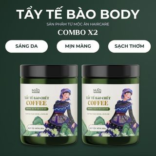 Combo 2 Tẩy Tế Bào Chết Body Hữu Cơ Mộc Ân Group (MAG) 300g Dưỡng Da Body