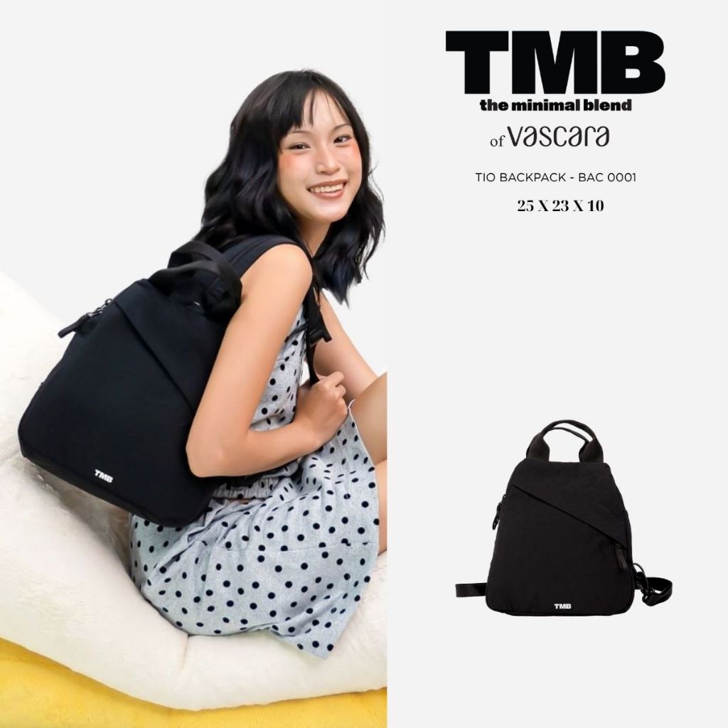 Balo TIO BACKPACK màu đen  BAC 0001 - TMB of Vascara