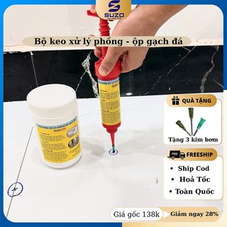  Keo Bơm Xử Lý Phồng Ộp Gạch Đá Suzo T11 Bộ Keo Dán Kết Dính Gạch Đá Bị Bung - Ộp Keo Chống Ộp Gạch 
